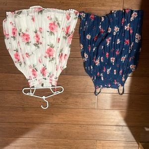 🌸🌸🌸🌸Gently worn Abercrombie kids floral tops